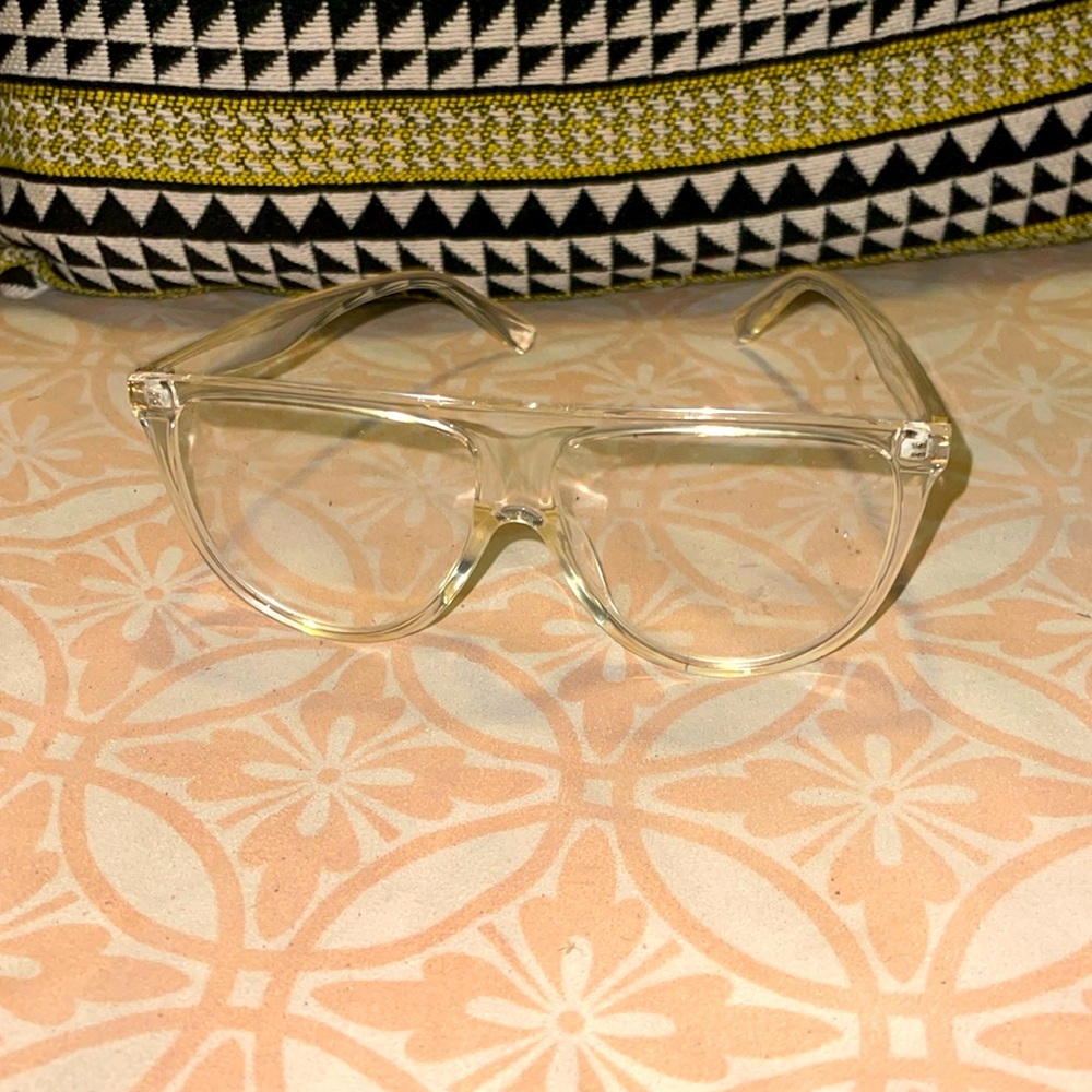 Clear sunglasses